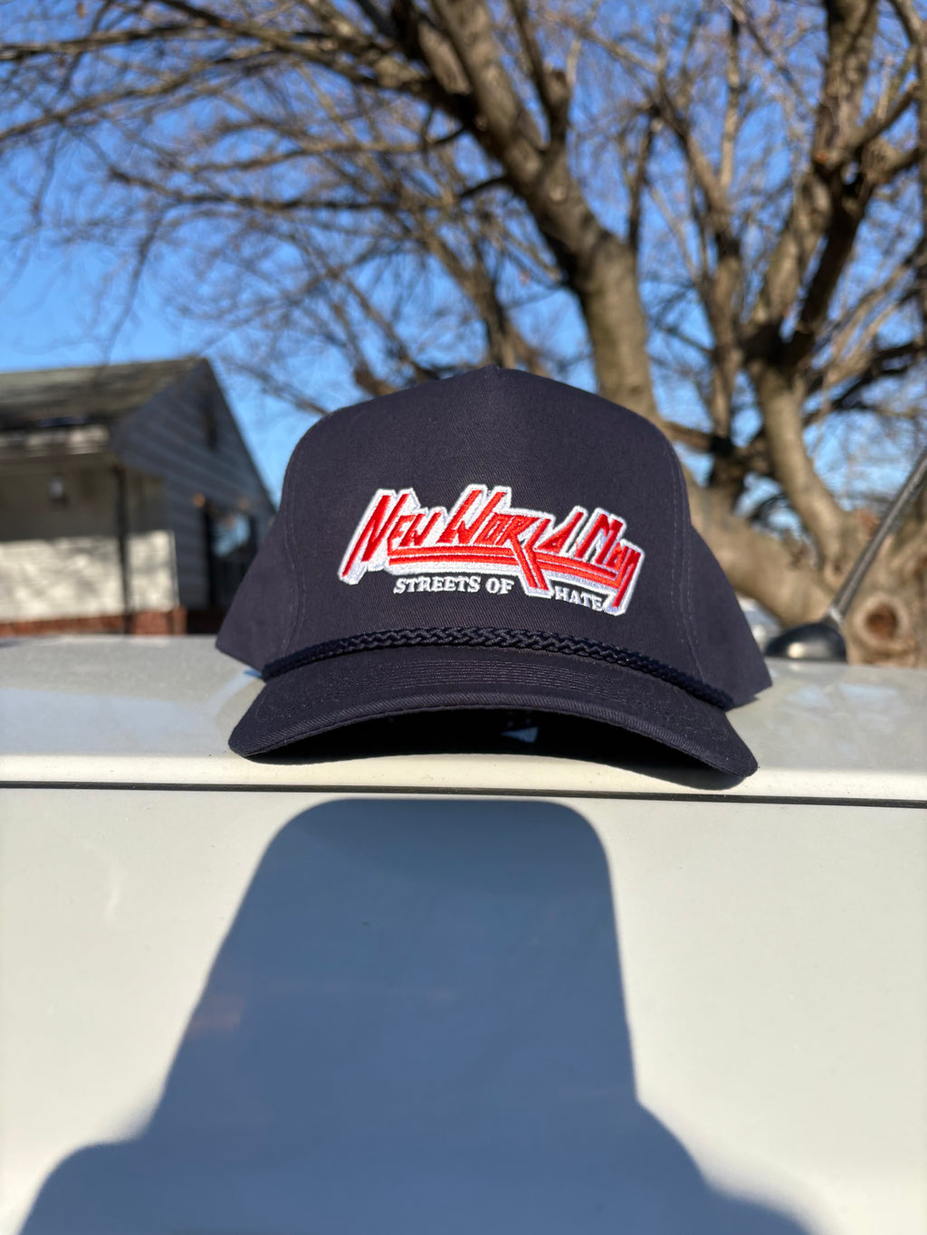 New World Man Navy Rope Hat