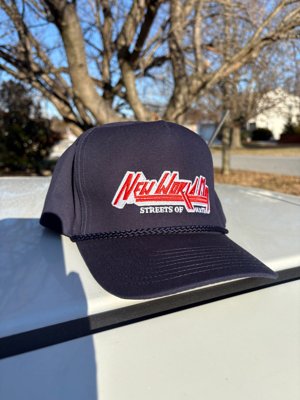 New World Man Navy Rope Hat